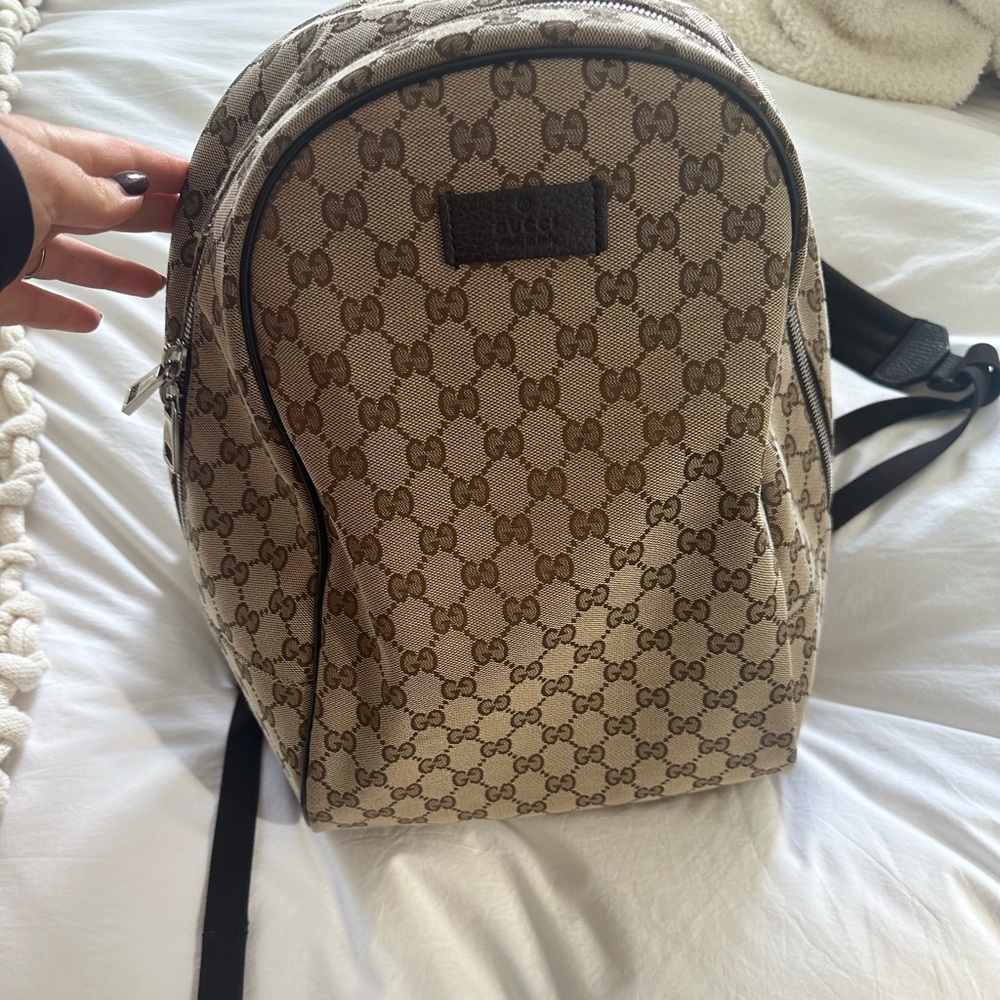 Orgiginal GG canvas backpack